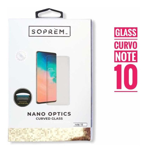 Vidrio Templado Note 10  Glass Curvo Nano - Tecnologia Uv