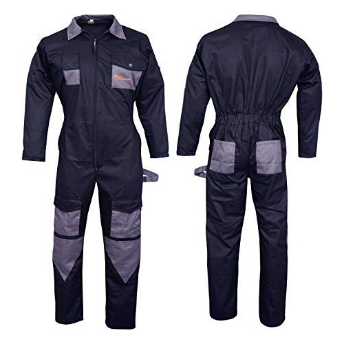 Mono Negro Traje Caldera Hombr Para Trabajo Mecanica Almacen