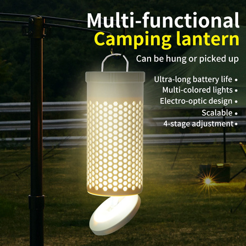 Linterna Telescópica Para Acampar Al Aire Libre, 2600 Mah, R