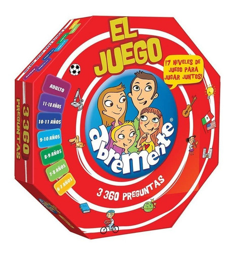 Juego De Mesa Abremente Preguntas Tablero Niños Novelty Corp