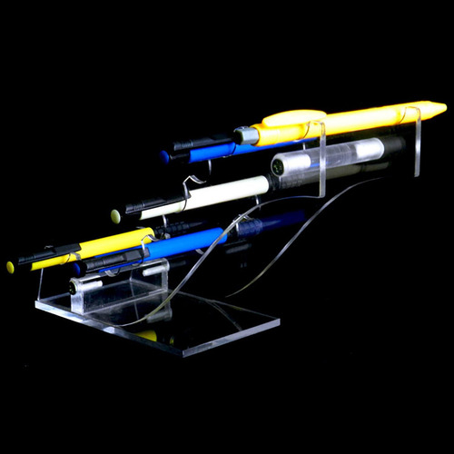 2 Acrílico Pen Holder Accs Storage Pen Rack Pen Display