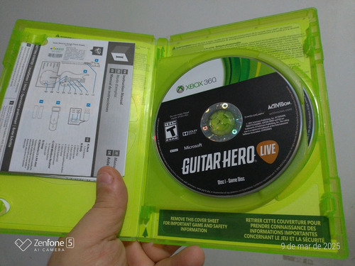 Jogo Xbox 360 Guitar Hero Live Impecável Original (Usado)