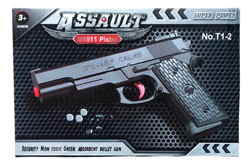 Brinquedo Pistola Airsoft de Gel + 800 Bolinha Gel Brinquedo