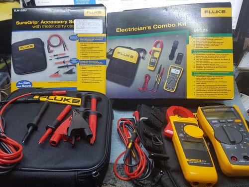 Kit Fluke 323, 117 Y Tlk 220 (Usado)