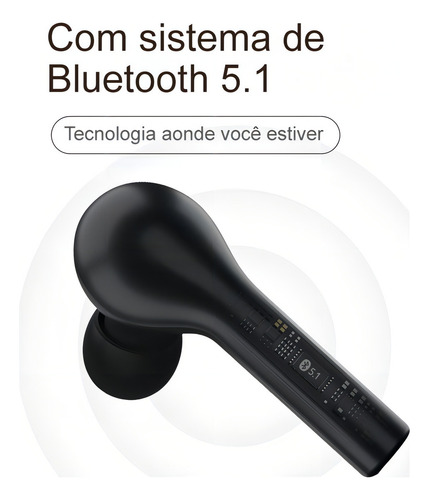 Audifonos In-ear Gamer Inalambricos Qcy T5 Luz Negro Nuevo
