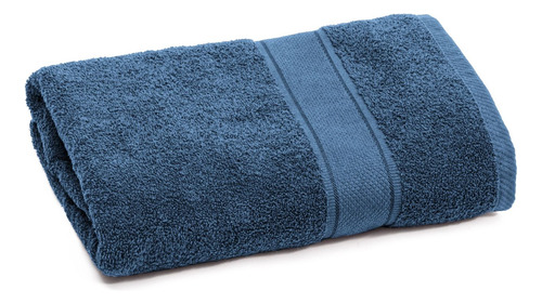 Toalla De Baño 100% Algodón Varios Colores Azul Lisa