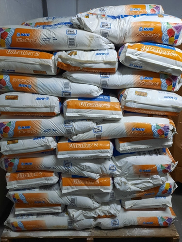 Pego Ultraflex Mapei 22,7 Kg Gris Y Blanco