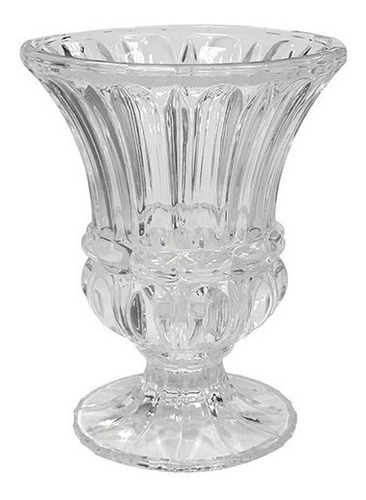 Imagem 1 de 4 de Vaso 15cm Decorativo Em Cristal Pesado E Brilhante