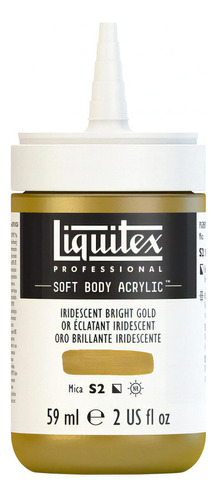 Tinta Acrílica Liquitex Soft Body 59ml Descent Bright Gold