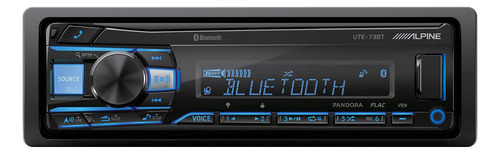 Receptor De Mídia Digital Alpine Ute-73bt Com Bluetooth