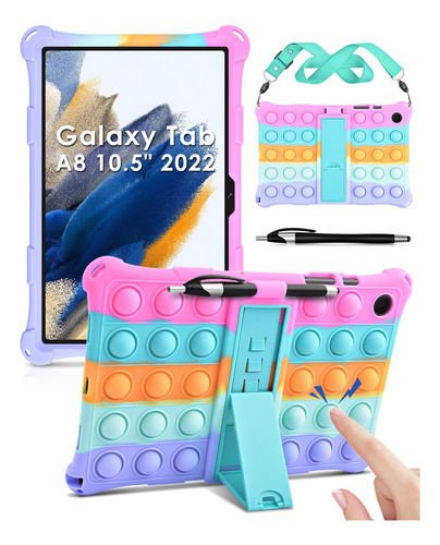 Detuosi Funda Protectora De Silicona Para Samsung Galaxy Tab