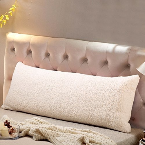 Funda Almohada Reafort Ultra Soft Sherpa Body Pillow Cover /