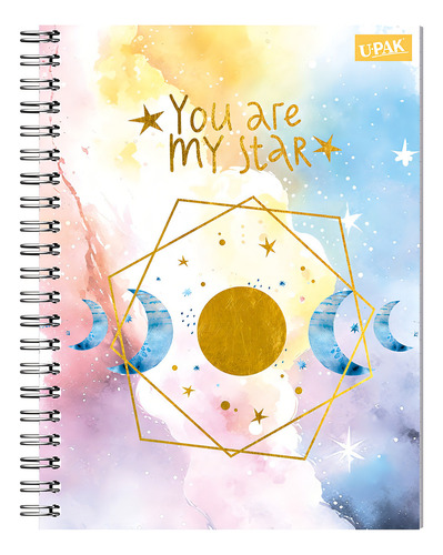 Cuaderno Profesional Upak Astrology Cdo Gde 100 Hojas Color Índigo