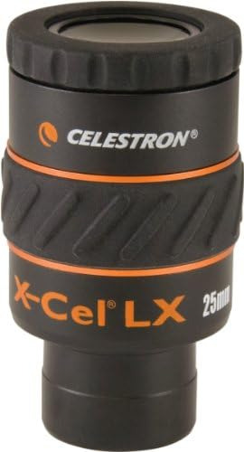 Celestron X-cel Serie Lx Ocular - 1,25 Pulgadas 25 Mm, Negro