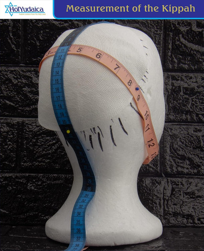 Kippa Holyudaica Hecha A Mano 100% Algodon Dmc Tejida A M...