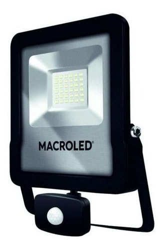 Proyector Reflector Sensor Movimiento 30w Luz Led Macroled