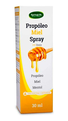 Propoleo Miel Mentol 30ml Springlife 