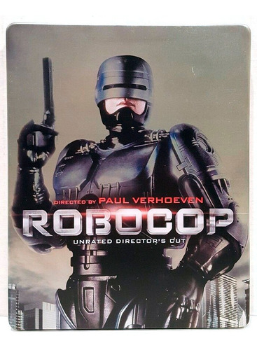 Imagen 1 de 5 de Robocop Blu-ray Steelbook Metalpak Unrated Director's Cut