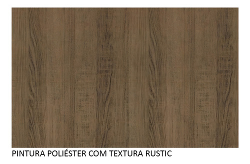 Armário De Cozinha Compacta 105cm Com Pia Emilly Madesa 04 R Cor Rustic