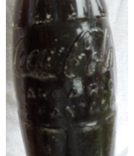 Garrafa Antiga Coca-cola - Alto Relevo - 1962 - 290 Ml - X34 (Usado)