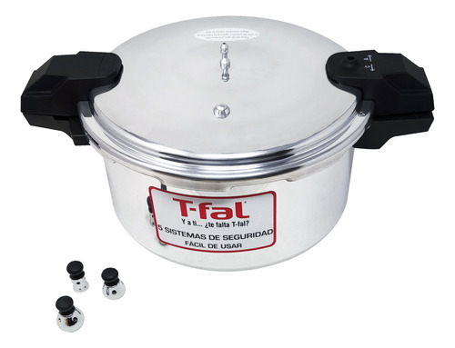 Olla De Presión Express 12 Qt (11 L) Aluminio T-fal Yl307la7