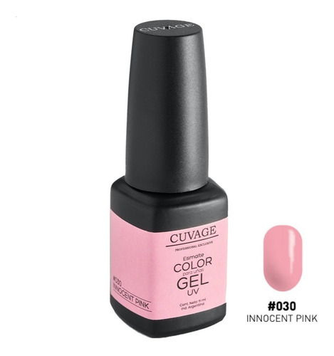 Esmalte De Uñas Semipermanente X 1 Cuvage Gel Colores Cabina Color #030 - Innocent Pink