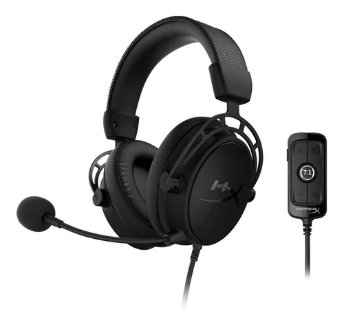 Imagen 2 de 7 de Audífonos Gamer Hyperx Cloud Alpha S Negro - 7.1 Surround -