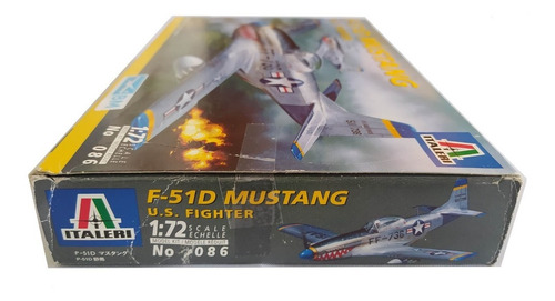 Bm 1/72 Modelismo Avion Italeri F-51d Mustang Abierto/comple (Usado)