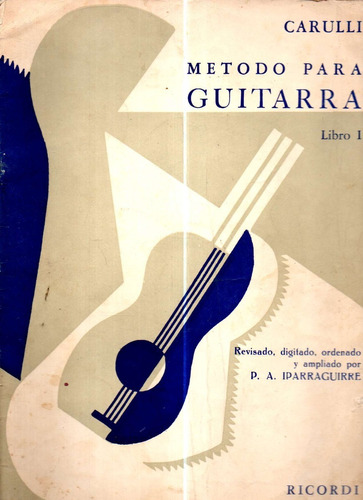 Metodo Para Guitarra Libro 1 P A Iparraguirre 