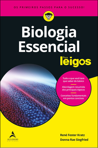 Biologia essencial para leigos, de Kratz, René Fester. Série Para leigos Starling Alta Editora E Consultoria  Eireli, capa mole em português, 2020
