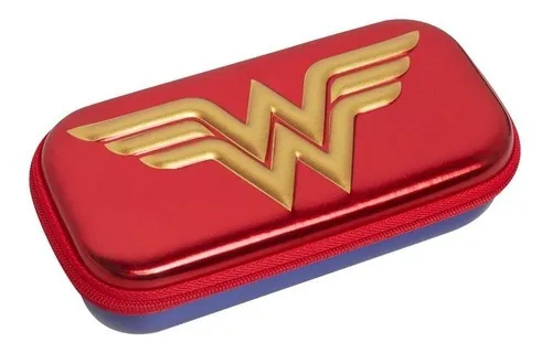 Cartuchera Mooving Wonder Woman Con Cierre Samergo Color Rojo