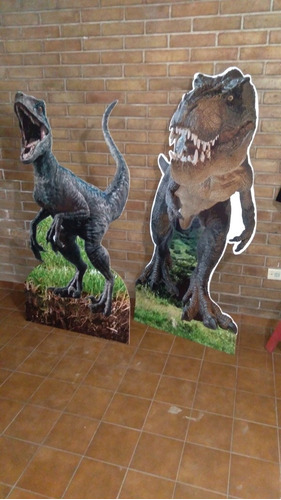 Imagen 2 de 9 de 2 Gigantografia Silueta De 1 Metro Cumples Dinosaurios