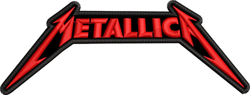 Parche Bordado Metallica R16x6cm.metal/rock Clasico