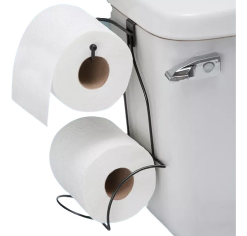 Porta Rollo Elegante Papel Higiénico Baño Wc 