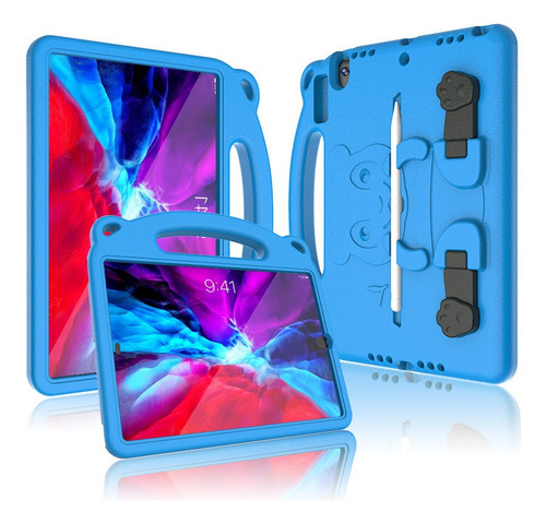 Capa Emborracha Infantil Panda C/ Alça P/ iPad Air4/5 10.9