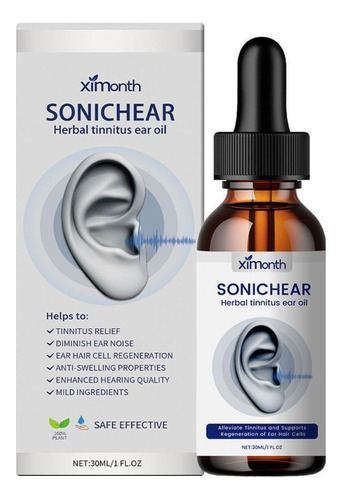 - Tinnitus Gotas For La Salud Del Oído, Apoyo Auditivo 30ml