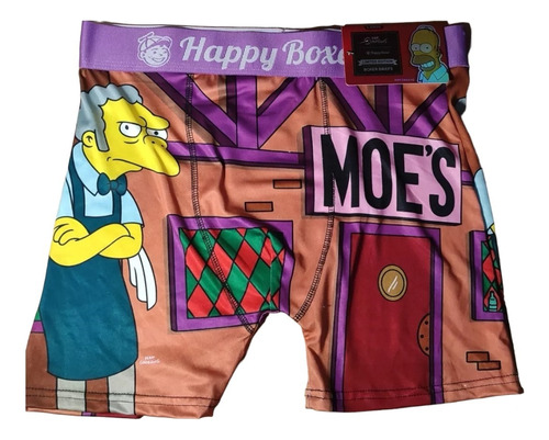 Crazy Boxer Los Simpsons Moe Talla M Producto Importado