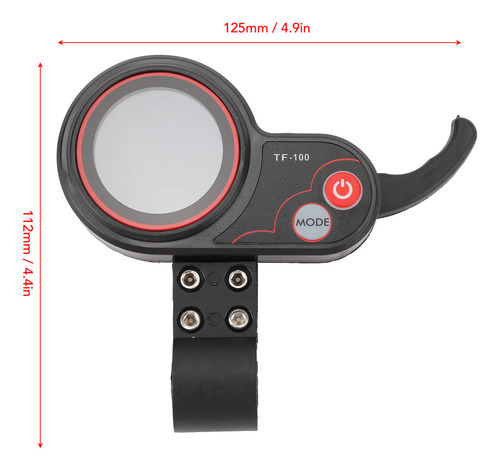 Patinete Eléctrico Con Pantalla Lcd, Acelerador De Pulgar, 4