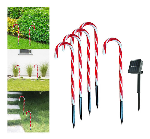 Lámparas Led De Navidad Adornos Luces De Energía Solar De