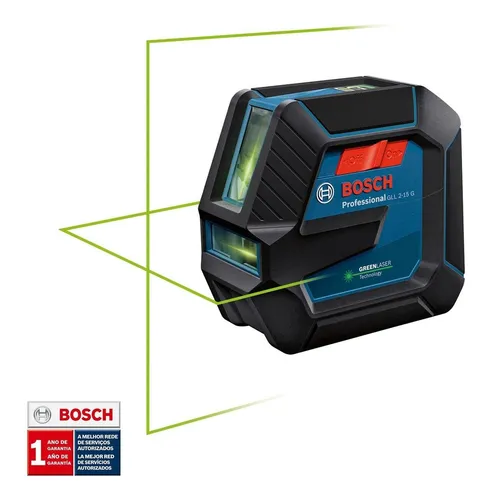 Nivel Láser De Líneas Verdes Bosch 15 Mt Gll 2-15 G