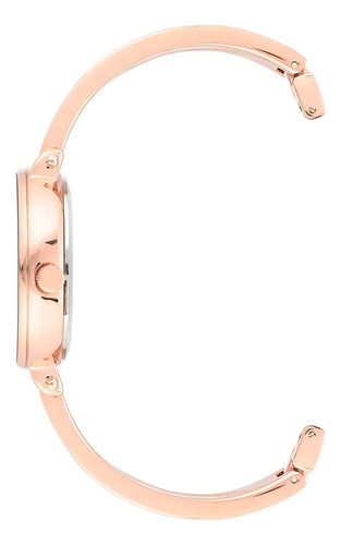 Set Reloj Pulsera Anne Klein W. Gold Blanco Ak3620wtst Mujer