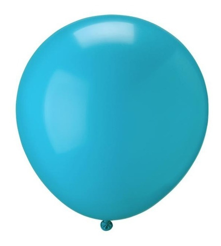 12 Unidades - Tamanho 16 - Balão Azul Piscina - Pic Pic