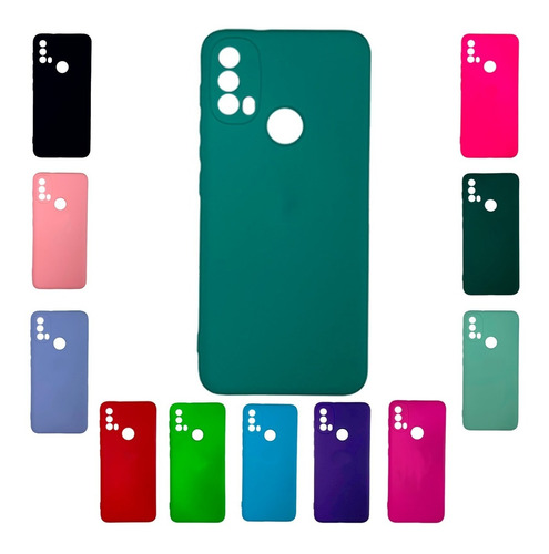 Funda Silicona Para Moto Motorola E30 - E40 Carcasa 