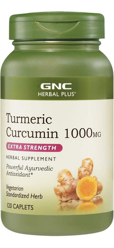 Gnc Herbal Plus Curcumina De Curcuma 1000 Mg De Fuerza Extra