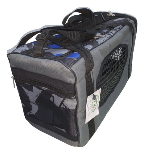 Bolso Semi Rígido Perro Gato Apto Cabina Avión 40x20x24 Iata