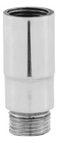 Extensor 1/2 6cm Cromado Prolongador Metal Torneira Chuveiro