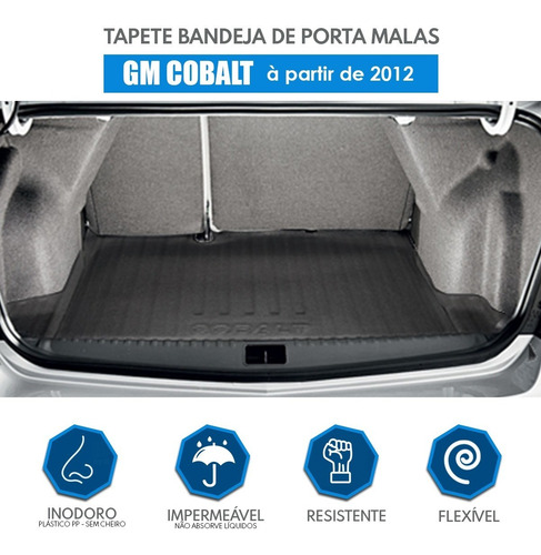 Tapete Bandeja Protetor De Porta Malas Cobalt 2015 2016