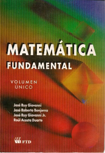 Libro Matemática Fundamental Bonjorno De Raúl Acosta Duarte,