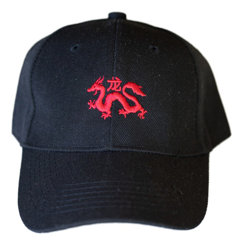 Gorra Dragón Chino 2024 Bordada Rojo Año Nuevo Chino