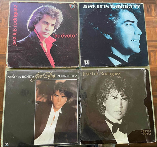 Jose Luis Rodriguez El Puma  4 Discos Vinyl Acetato